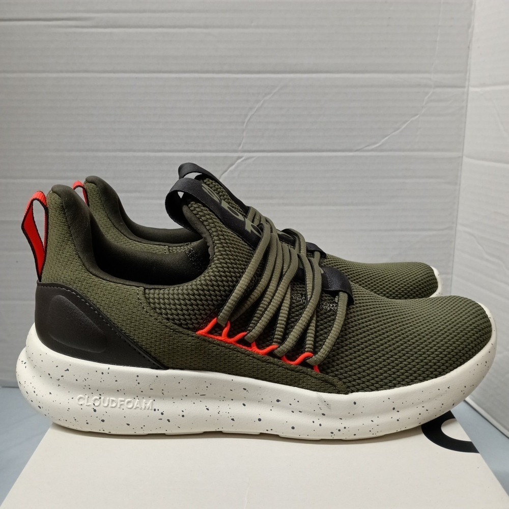 Adidas Lite Racer Adapt 7.0 Shoes Men's Sz 8 Olive Green Sneakers Slip On IH7723